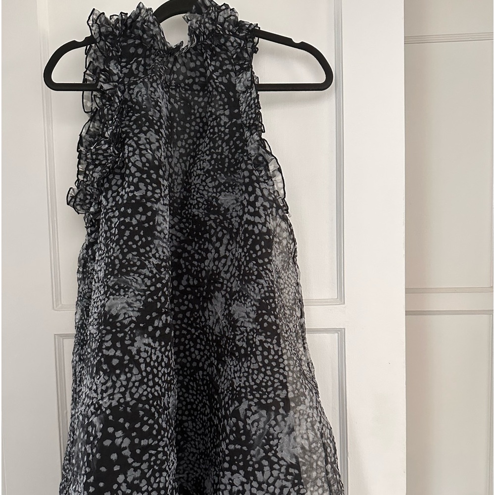 H&M Mini Black and gray dress